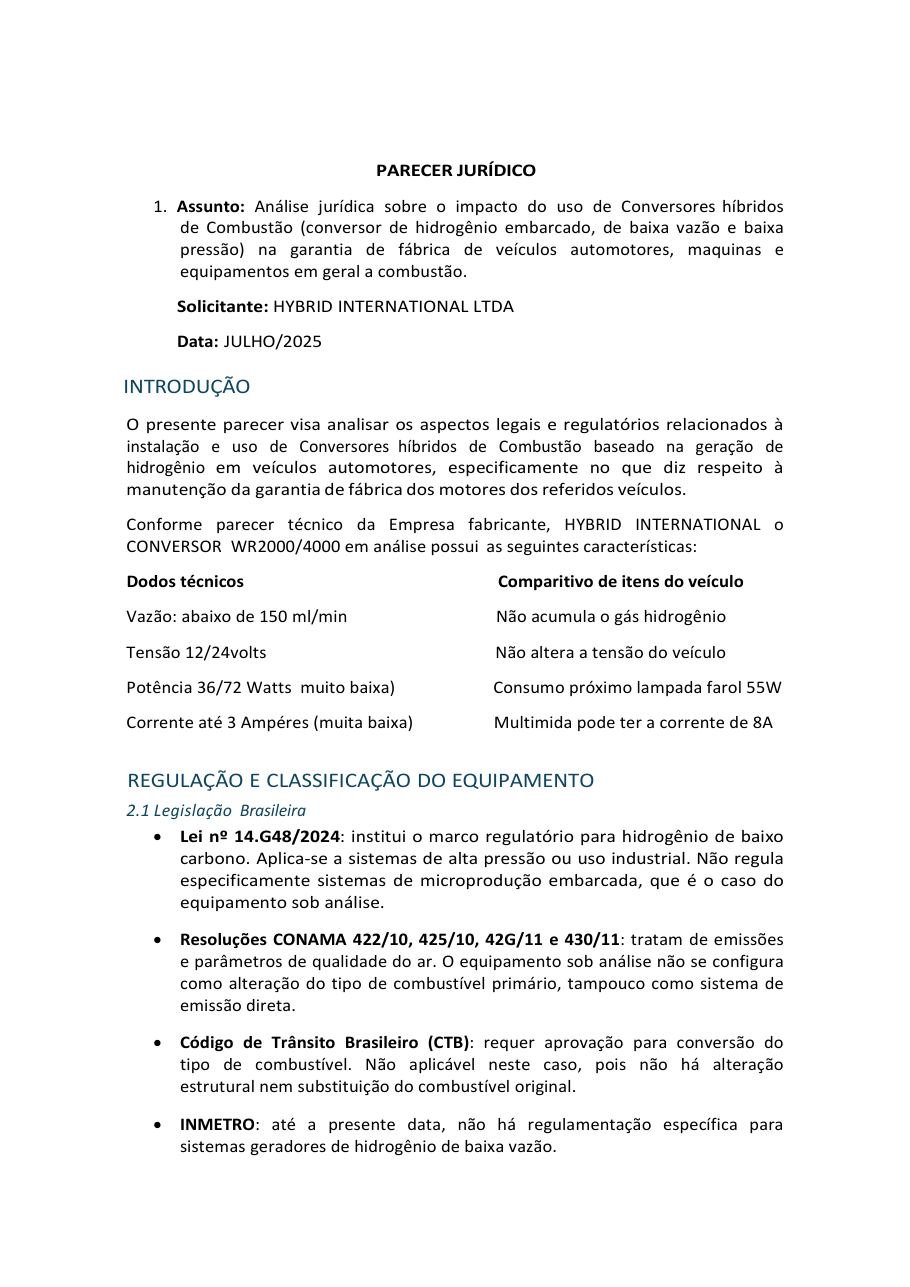 Parecer, página 1